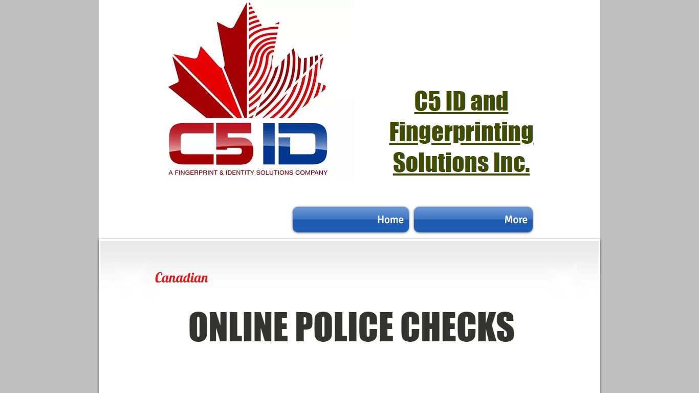 On-Line Police Check | c5id
